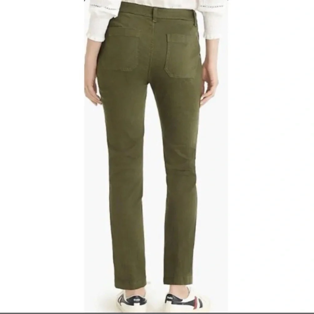 J.Crew Vintage Straight Cargo Utility Pants in Olive Green - Size 28